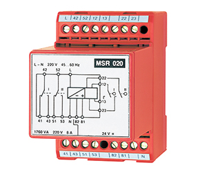 MSR - 触电保护和自锁继电器