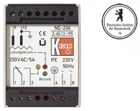 电导式液位开关专用继电器 §19 WHG NE-204 电导式液位开关专用继电器 §19 WHG NE-204